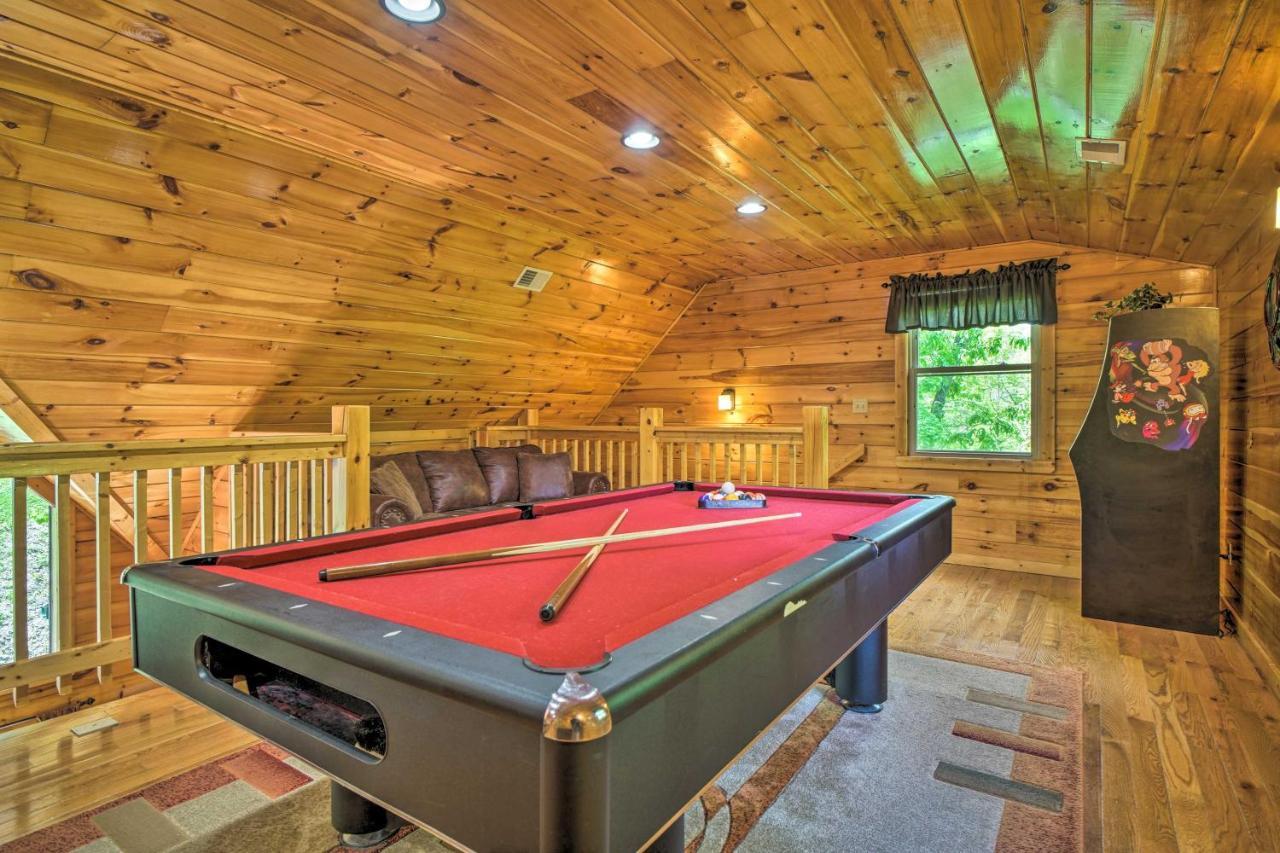 Pigeon Forge Cabin Sauna, Saltwater Pool And Views! セバービル エクステリア 写真