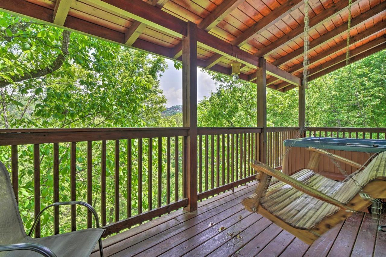 Pigeon Forge Cabin Sauna, Saltwater Pool And Views! セバービル エクステリア 写真